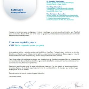 TALLE iCare/ Ventilación No Invasiva